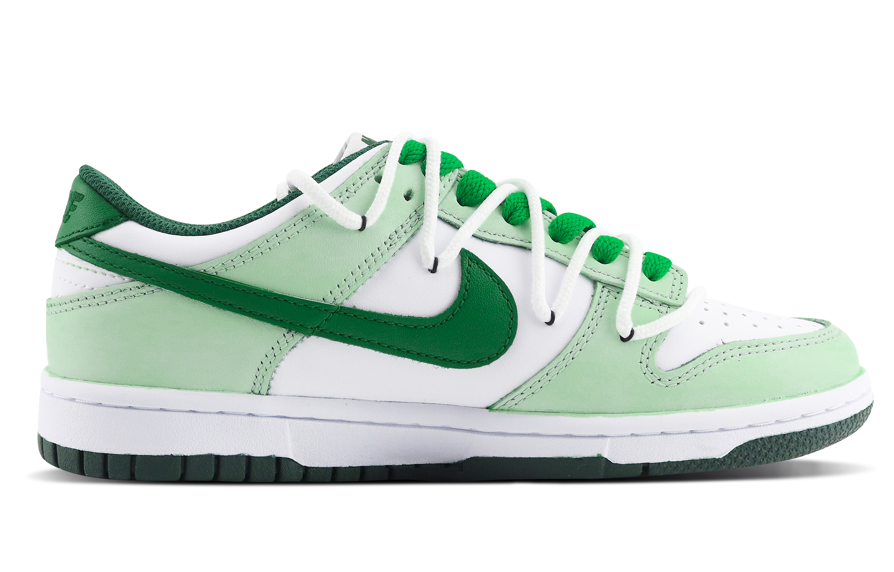 Lookbook (W) 【カスタムシューズ】ナイキ ダンク ロー「グリーン・ホワイト」 (女性用) CW1590-102(Team119-女款电量不足)