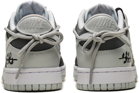 (W) 나이키 덩크 로우 '회색-검정 그라피티' (커스텀) DH9765-102(Team22-女款黑白漫画灰黑) Details for (W) 나이키 덩크 로우 '회색-검정 그라피티' (커스텀) DH9765-102(Team22-女款黑白漫画灰黑)