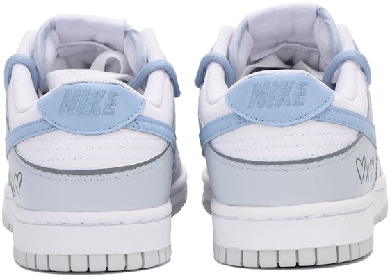 【定製球鞋】Nike Dunk Low 百搭休閒 防滑減震 低筒 板鞋 女款 灰藍 Shop 【定製球鞋】Nike Dunk Low 百搭休閒 防滑減震 低筒 板鞋 女款 灰藍