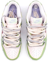 【定製球鞋】Nike Dunk Low “Grey Fog” 中國風 結構鞋帶 青蛇 高街 低幫 板鞋 女款 粉綠 Shop 【定製球鞋】Nike Dunk Low “Grey Fog” 中國風 結構鞋帶 青蛇 高街 低幫 板鞋 女款 粉綠