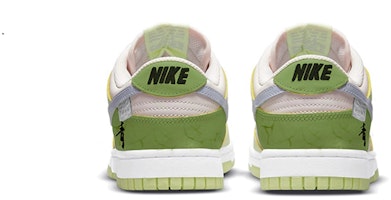 【定製球鞋】Nike Dunk Low “Grey Fog” 中國風 結構鞋帶 青蛇 高街 低幫 板鞋 女款 粉綠 Purchase 【定製球鞋】Nike Dunk Low “Grey Fog” 中國風 結構鞋帶 青蛇 高街 低幫 板鞋 女款 粉綠