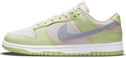 【定製球鞋】Nike Dunk Low “Grey Fog” 中國風 結構鞋帶 青蛇 高街 低幫 板鞋 女款 粉綠 1