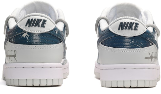 (W) 【カスタムシューズ】(女性用) ナイキ ダンク ロー 'グレーグラフィティ' DD1503-103(TeamE-女款灰色涂鸦蓝白灰) Shop (W) 【カスタムシューズ】(女性用) ナイキ ダンク ロー 'グレーグラフィティ' DD1503-103(TeamE-女款灰色涂鸦蓝白灰)