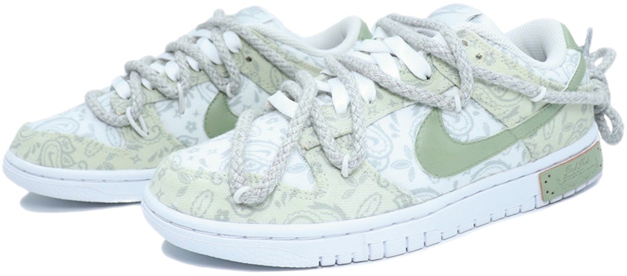 (W) Nike Dunk Low グレーミントペイズリー (カスタム) DJ9955-100(Team25-灰薄荷腰果花) Lookbook (W) Nike Dunk Low グレーミントペイズリー (カスタム) DJ9955-100(Team25-灰薄荷腰果花)
