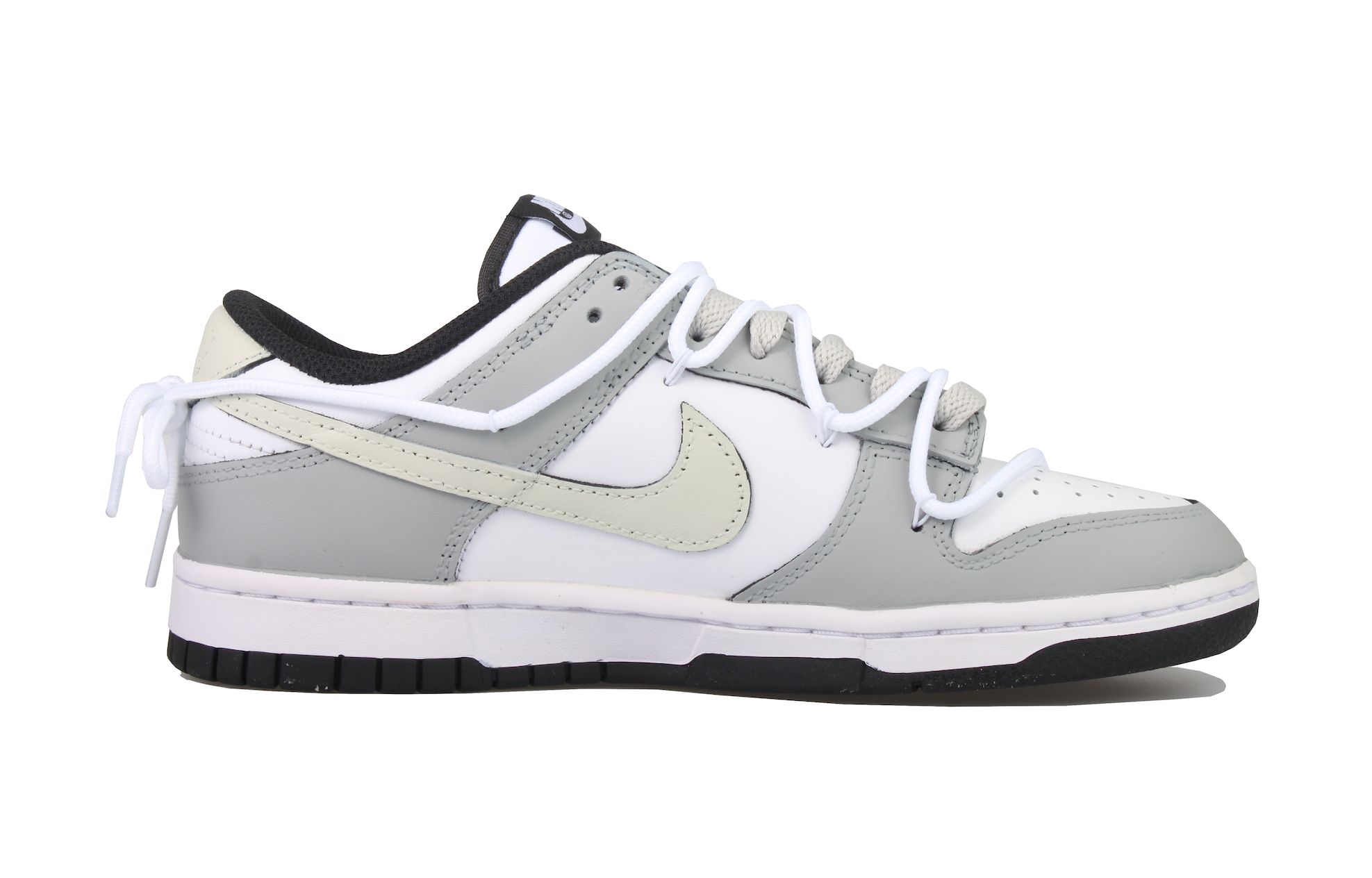Order (W) [Sepatu Kustom] Nike Dunk Low 'Abu Pigeon' DD1503-101(Team33-女款-灰鸽子-白灰)