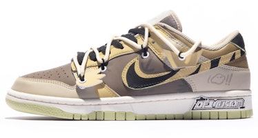 【訂製球鞋】 Nike Dunk Low 特殊鞋盒 elf 鬼臉 惡魔 字母 塗鴉 低幫 板鞋 女款 灰紫 Buy 【訂製球鞋】 Nike Dunk Low 特殊鞋盒 elf 鬼臉 惡魔 字母 塗鴉 低幫 板鞋 女款 灰紫