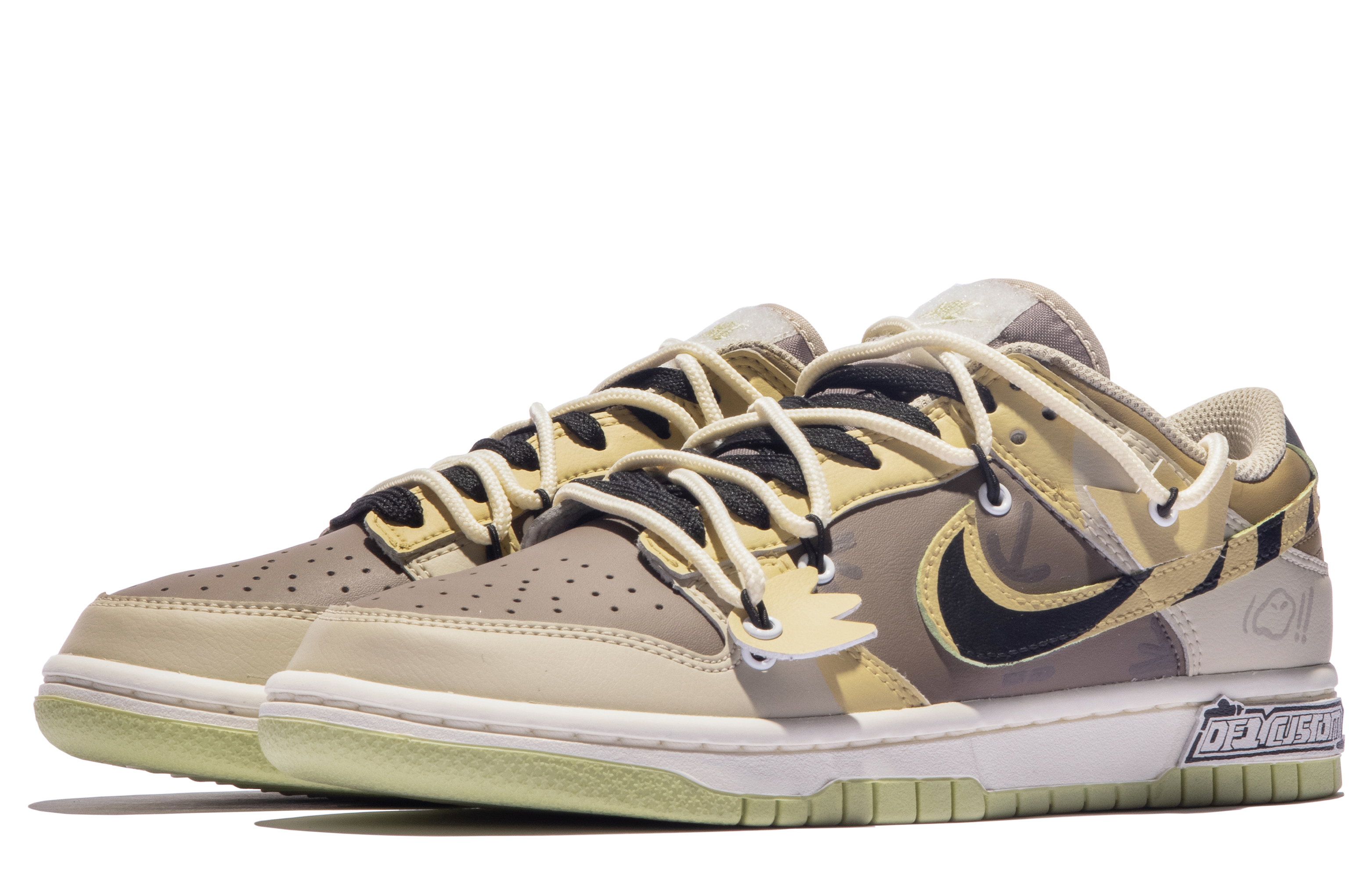 Lookbook (W) [Nike Custom] Dunk Low 'Abu Ungu Grafiti' FB4961-012(TeamM-女款elfS-BOX)