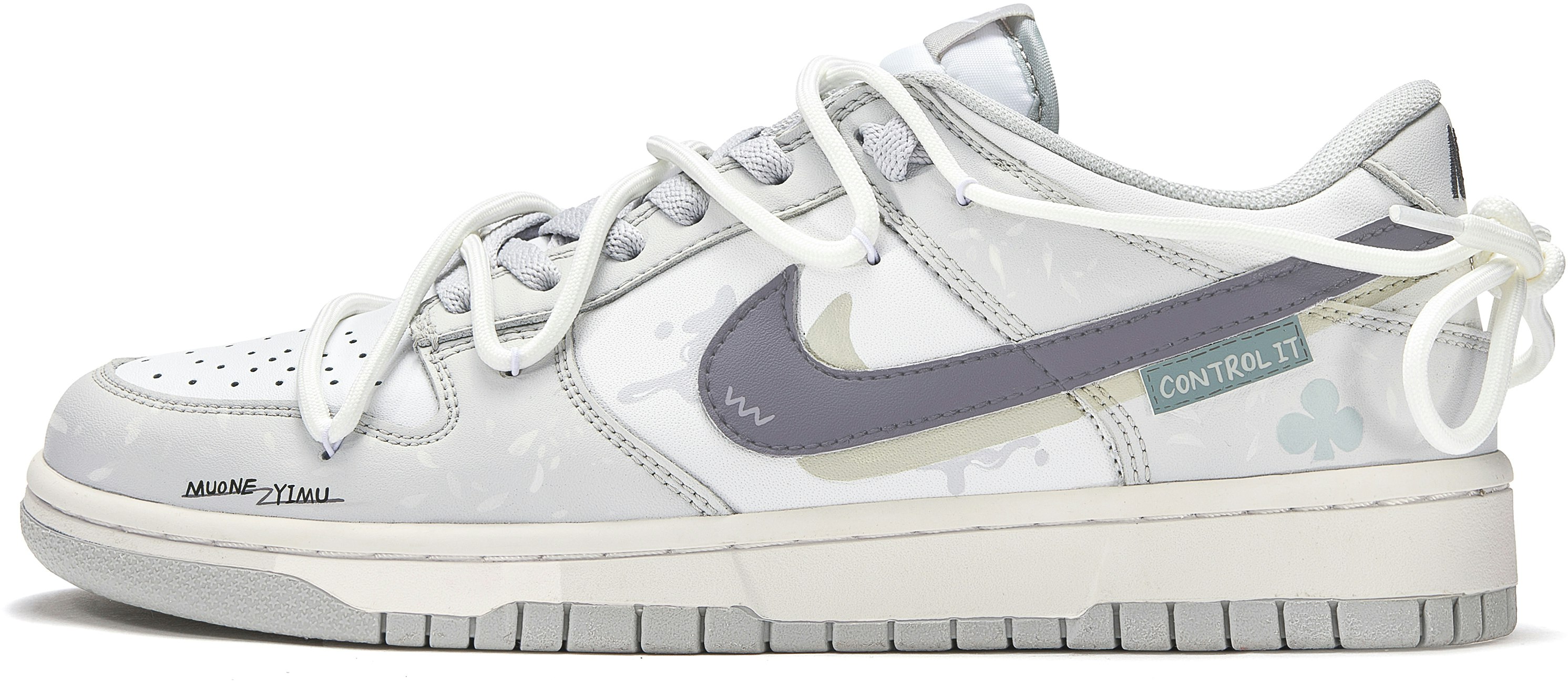 custom-shoes-women-nike-dunk-low-grey-white-dd-1503-103-team177