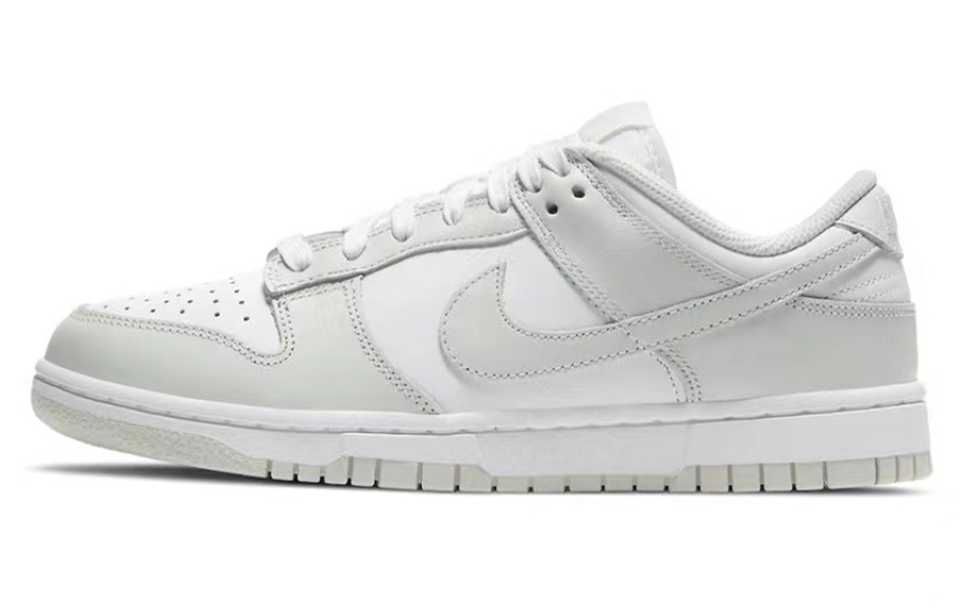 Sizing (W) [Sepatu Kustom] Nike Dunk Low 'Abu Putih' DD1503-103(Team177-逆转流淌)