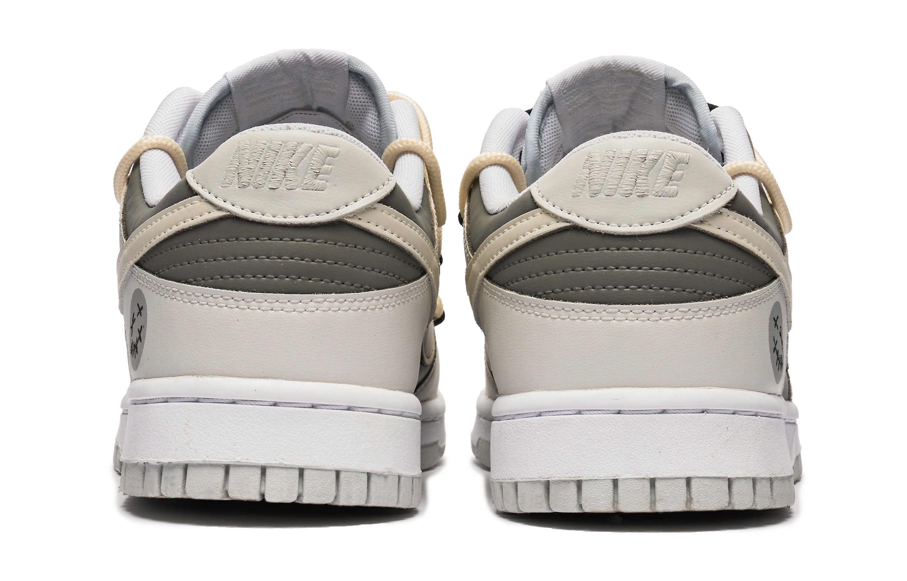 Purchase (W) [Zapatillas Personalizadas] Nike Dunk Low 'Graffiti Gris y Blanco' DH9765-102(Team22-男款解构鬼脸灰白)