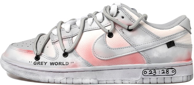 custom-shoes-women-nike-dunk-low-grey-zone-blush-pink