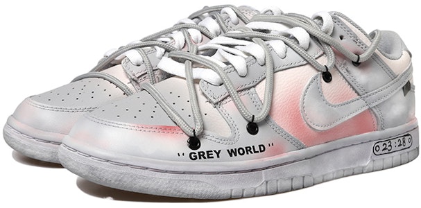 (W) 【定制鞋款】耐克Dunk Low '灰色区域粉红色' DH9765-100(Team拾玖-灰色地带女S-BOX) Lookbook (W) 【定制鞋款】耐克Dunk Low '灰色区域粉红色' DH9765-100(Team拾玖-灰色地带女S-BOX)