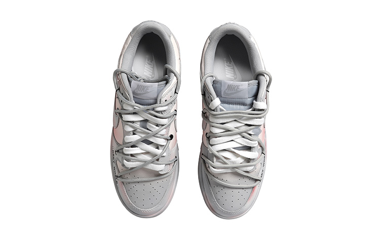 Shop (W) 【定制鞋款】耐克Dunk Low '灰色区域粉红色' DH9765-100(Team拾玖-灰色地带女S-BOX)