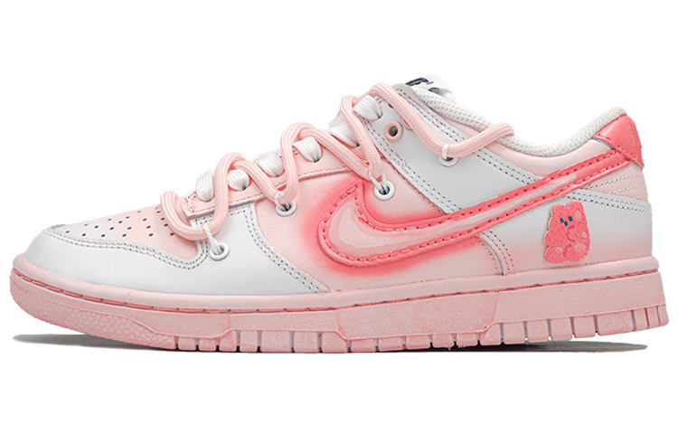 [Custom Shoes] (W) Nike Dunk Low 'Gummy Bear Pink White'