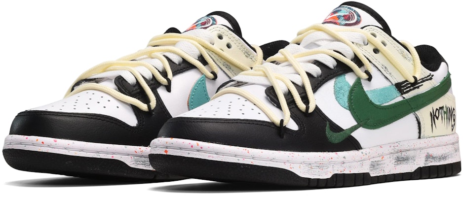 (W) ナイキ ダンク ロー "落書きマルチスウッシュ" (Nike Danku Rō "Rakugaki Maruchi Suwushhu") FD4623-131(TeamE-女款泼墨黑白黄) Lookbook (W) ナイキ ダンク ロー "落書きマルチスウッシュ" (Nike Danku Rō "Rakugaki Maruchi Suwushhu") FD4623-131(TeamE-女款泼墨黑白黄)