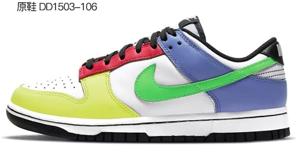 (W) Zapatillas Nike Dunk Low 'Estilo Chino Pintado a Mano Blanco y Negro' DD1503-106(TeamR-云锦鸳鸯女黑白) Purchase (W) Zapatillas Nike Dunk Low 'Estilo Chino Pintado a Mano Blanco y Negro' DD1503-106(TeamR-云锦鸳鸯女黑白)