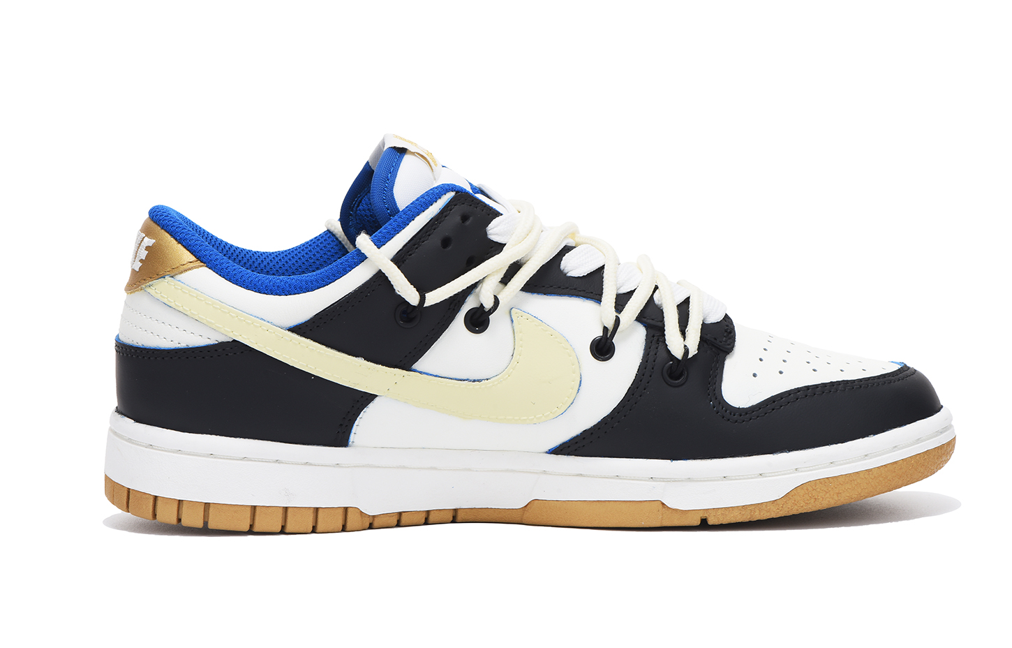 Order (W) Zapatillas Nike Dunk Low 'Corazón Regalo Negro Blanco Azul' FB7173-141(Team拾伍-女款黑黄爱心)