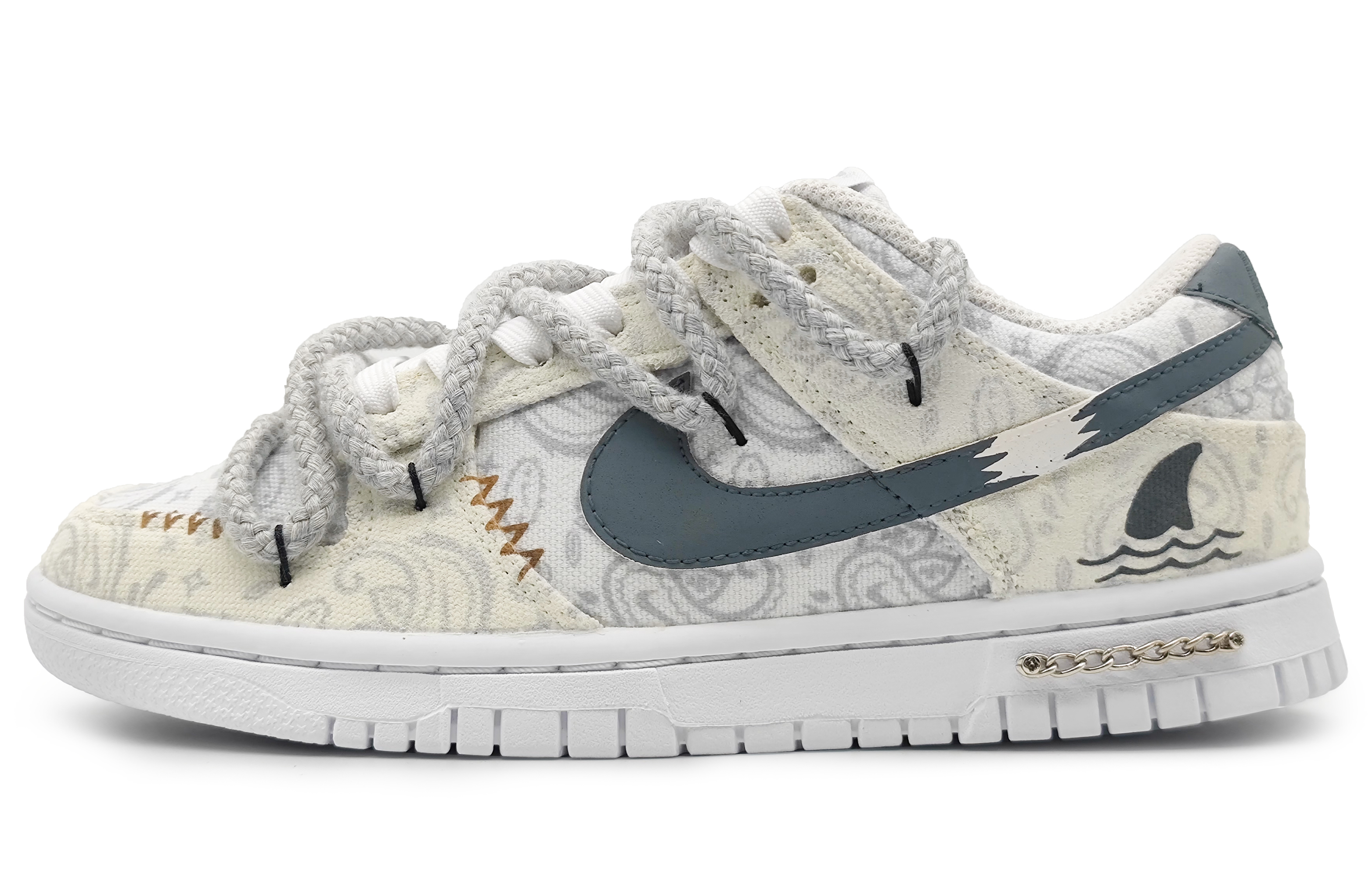 Buy (W) Nike Dunk Low "Paisley" Amarillo (Personalizadas) DJ9955-100(Team16-女款假日漂流浅黄)