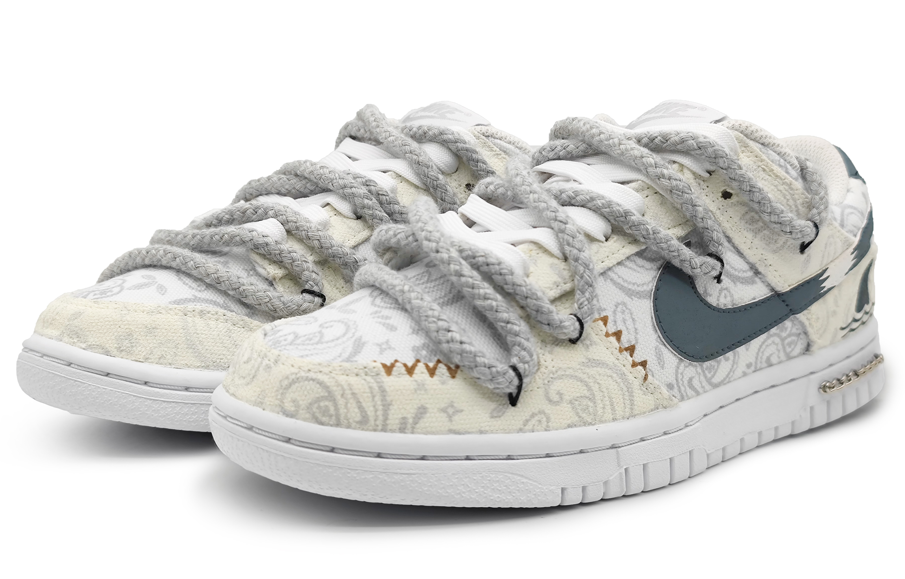 Lookbook (W) Nike Dunk Low "Paisley" Amarillo (Personalizadas) DJ9955-100(Team16-女款假日漂流浅黄)