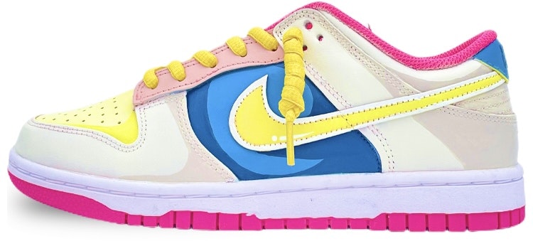 custom-shoes-women-nike-dunk-low-hot-pink