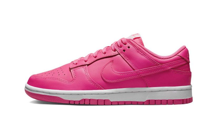 Details for 【客製球鞋】Nike Dunk Low Hot Pink 黑粉甜心 解構 多巴胺 Y2K 芭比 低筒 板鞋 女式 黑粉