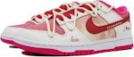 Lookbook 【訂製球鞋】Nike Dunk Low Hot Pink 荊棘之戀 解構 甜酷 潮流 個性 簡約 低筒 板鞋 女款 白粉