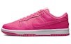 Details for 【訂製球鞋】Nike Dunk Low Hot Pink 荊棘之戀 解構 甜酷 潮流 個性 簡約 低筒 板鞋 女款 白粉