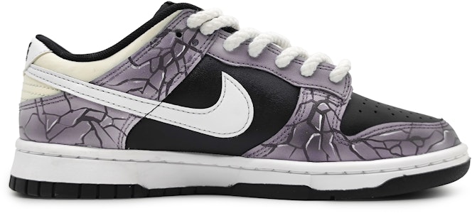 【定制球鞋】Nike Dunk Low GS 冰河世紀 冰川裂變 3D效果 刺繡標牌 防滑耐磨 低幫 板鞋 女款 黑紫 Order 【定制球鞋】Nike Dunk Low GS 冰河世紀 冰川裂變 3D效果 刺繡標牌 防滑耐磨 低幫 板鞋 女款 黑紫