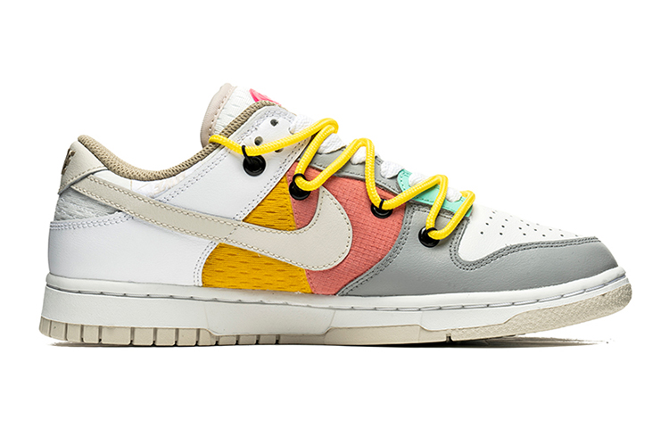 Order (W) [Kasut Custom] Nike Dunk Low 'Aiskrim Deconstructed Merah Jambu Putih' DX6060-121(TeamB-女款冰淇淋)