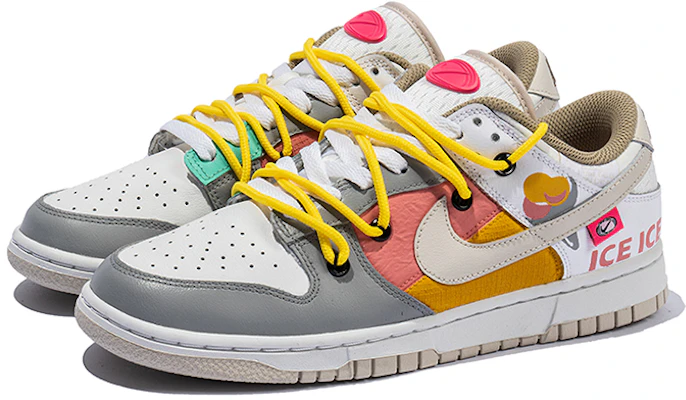(W) 나이키 덩크 로우 '아이스크림 핑크화이트' (deconstructed implied) DX6060-121(TeamB-女款冰淇淋) Lookbook (W) 나이키 덩크 로우 '아이스크림 핑크화이트' (deconstructed implied) DX6060-121(TeamB-女款冰淇淋)