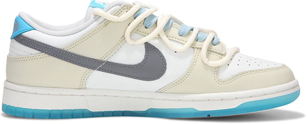 【定制球鞋】Nike Dunk Low NO.205 冰淇淋海鹽芝士 解構綁帶 復古 低幫 板鞋 男女款 奶油藍色 Order 【定制球鞋】Nike Dunk Low NO.205 冰淇淋海鹽芝士 解構綁帶 復古 低幫 板鞋 男女款 奶油藍色