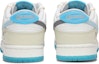 Shop 【定制球鞋】Nike Dunk Low NO.205 冰淇淋海鹽芝士 解構綁帶 復古 低幫 板鞋 男女款 奶油藍色