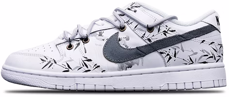 (W) 나이키 덩크 로우 '먹물든 대나무 잎' (커스텀) DD7099-100(Teamone-女款水墨竹叶Z) Buy (W) 나이키 덩크 로우 '먹물든 대나무 잎' (커스텀) DD7099-100(Teamone-女款水墨竹叶Z)