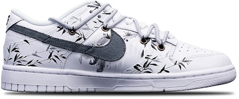 (W) 나이키 덩크 로우 '먹물든 대나무 잎' (커스텀) DD7099-100(Teamone-女款水墨竹叶Z) Order (W) 나이키 덩크 로우 '먹물든 대나무 잎' (커스텀) DD7099-100(Teamone-女款水墨竹叶Z)