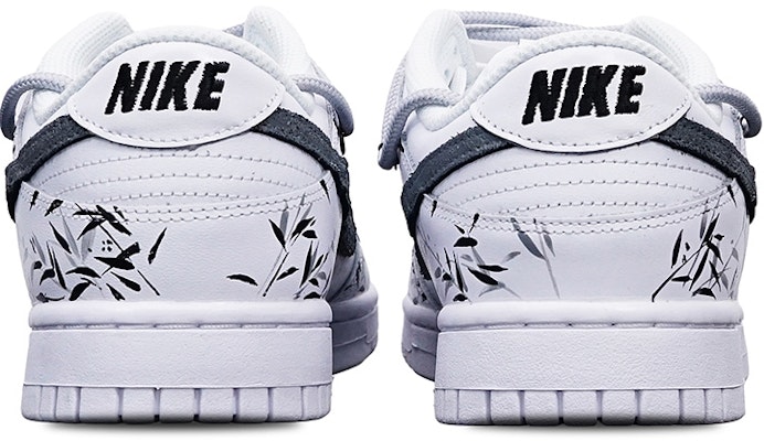 (W) 【定制鞋款】耐克Dunk Low '墨竹叶' DD7099-100(Teamone-女款水墨竹叶Z) Shop (W) 【定制鞋款】耐克Dunk Low '墨竹叶' DD7099-100(Teamone-女款水墨竹叶Z)