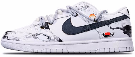 (W) 나이키 덩크 로우 '먹물 낚싯배' (커스텀) DD7099-100(Teamone-女款水墨渔舟Z) Buy (W) 나이키 덩크 로우 '먹물 낚싯배' (커스텀) DD7099-100(Teamone-女款水墨渔舟Z)