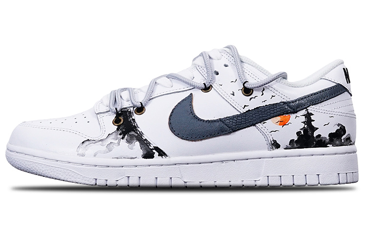 Buy (W) [定制鞋款] 耐克Dunk低帮'墨塔动物纹' DD7099-100(Teamone-女款水墨宝塔Z)