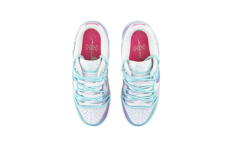 Shop (W) [Sepatu Kustom] Nike Dunk Low 'Iridescent Splatter' FJ7743-194(Team58-镭射星星)