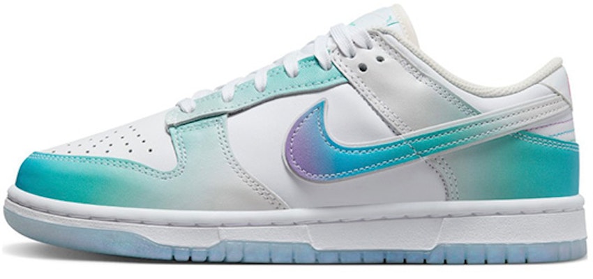 (W) Nike Dunk Low カスタム「虹色スプラッター青白」 FJ7743-194(Team58-镭射月亮) Sizing (W) Nike Dunk Low カスタム「虹色スプラッター青白」 FJ7743-194(Team58-镭射月亮)