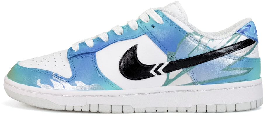 【定制球鞋】Nike Dunk Low 捷提 冥駿 棄王遺思 金色炫彩 Jett 打瓦 防滑耐磨 低筒 板鞋 女款 白藍金灰 Buy 【定制球鞋】Nike Dunk Low 捷提 冥駿 棄王遺思 金色炫彩 Jett 打瓦 防滑耐磨 低筒 板鞋 女款 白藍金灰