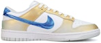 Order 【定制球鞋】Nike Dunk Low 捷提 冥駿 棄王遺思 金色炫彩 Jett 打瓦 防滑耐磨 低筒 板鞋 女款 白藍金灰