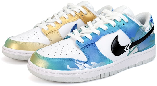 (W) 【カスタムシューズ】(女性用) ナイキ ダンク ロー 'Jett Mingju Qi Wang Yisi ゴールド' DD1503-103(TeamNine-Jett弃王遗思) Lookbook (W) 【カスタムシューズ】(女性用) ナイキ ダンク ロー 'Jett Mingju Qi Wang Yisi ゴールド' DD1503-103(TeamNine-Jett弃王遗思)