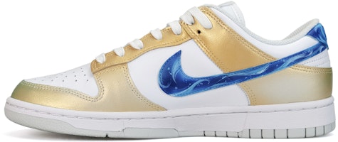 【定制球鞋】Nike Dunk Low 捷提 冥駿 棄王遺思 金色炫彩 Jett 打瓦 防滑耐磨 低筒 板鞋 女款 白藍金灰 Details for 【定制球鞋】Nike Dunk Low 捷提 冥駿 棄王遺思 金色炫彩 Jett 打瓦 防滑耐磨 低筒 板鞋 女款 白藍金灰