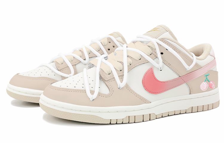 Lookbook (W) [Kasut Custom] Nike Dunk Low 'Juice Cherry Spring Summer Merah Jambu Putih' DX5930-001(TeamK-果汁樱桃)