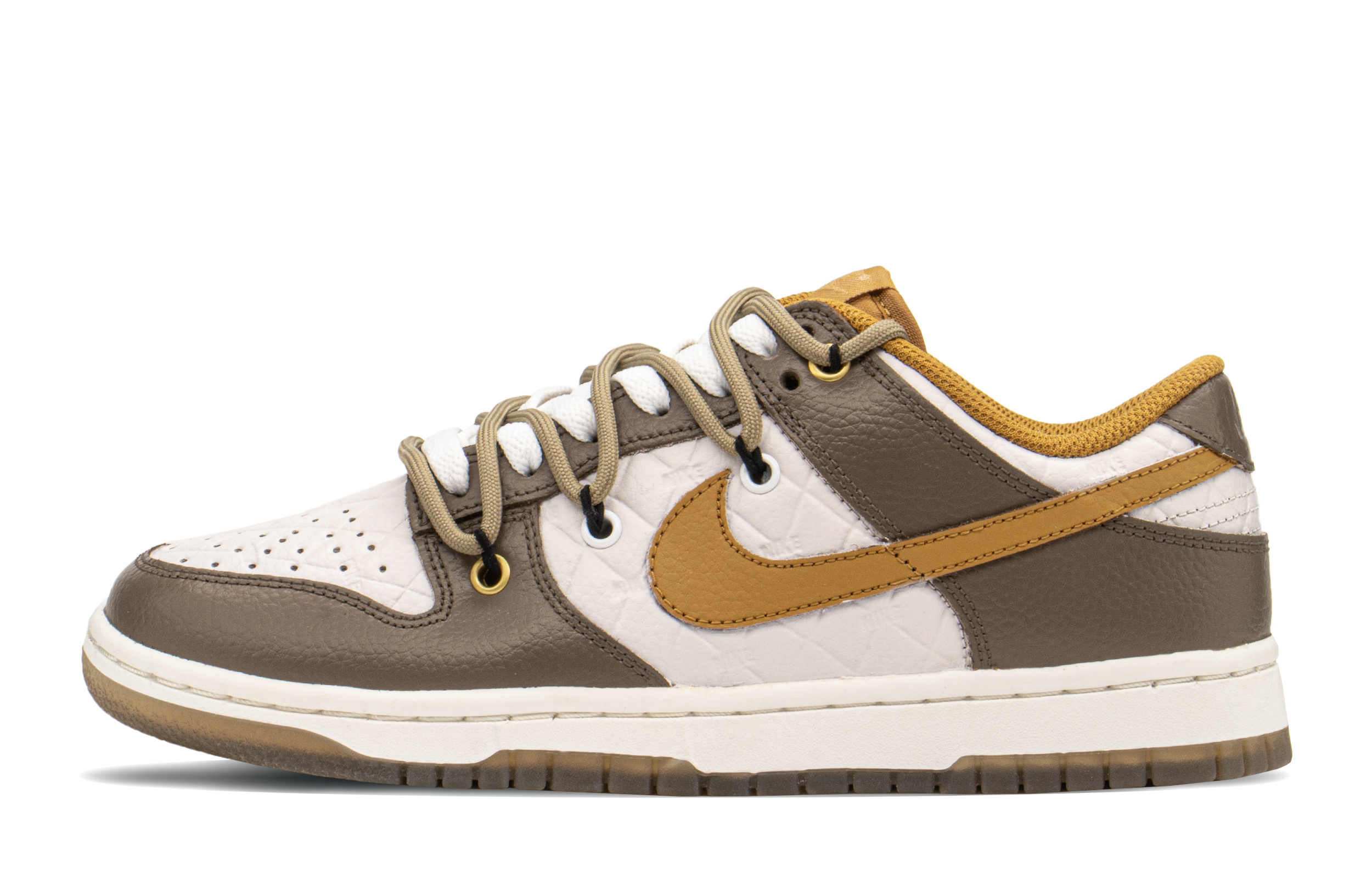 Buy (W) [定制鞋款] 耐克Dunk Low '卡其棕太妃糖' DX3374-700(TeamA太妃糖)