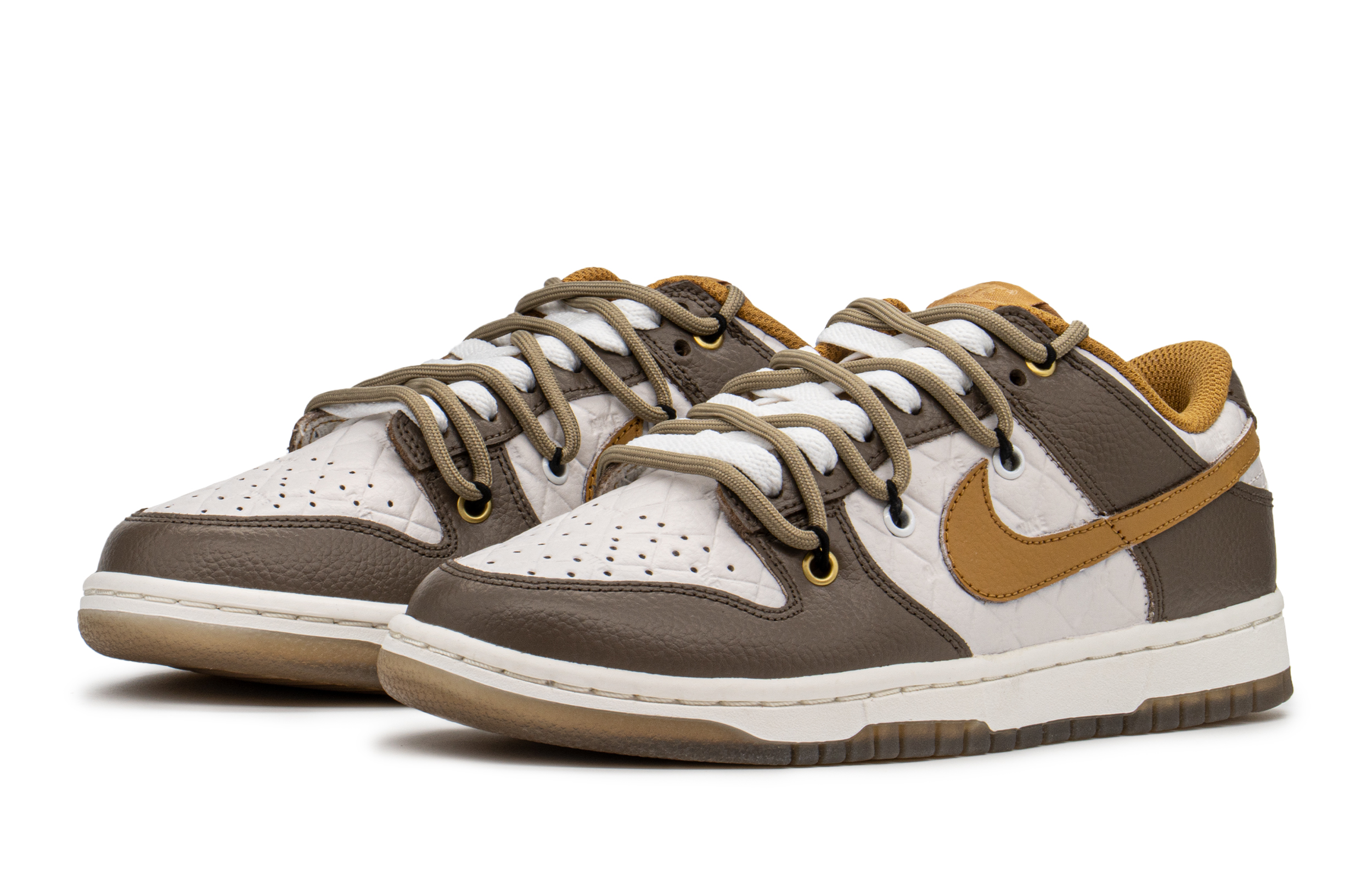 Lookbook (W) [定制鞋款] 耐克Dunk Low '卡其棕太妃糖' DX3374-700(TeamA太妃糖)