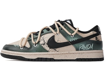 (W) ナイキダンクロー『カーキグリーン・グラフィティ』(女性用カスタムシューズ) DD1503-101(Team拾柒-女款低帮消逝荆棘板鞋) Order (W) ナイキダンクロー『カーキグリーン・グラフィティ』(女性用カスタムシューズ) DD1503-101(Team拾柒-女款低帮消逝荆棘板鞋)