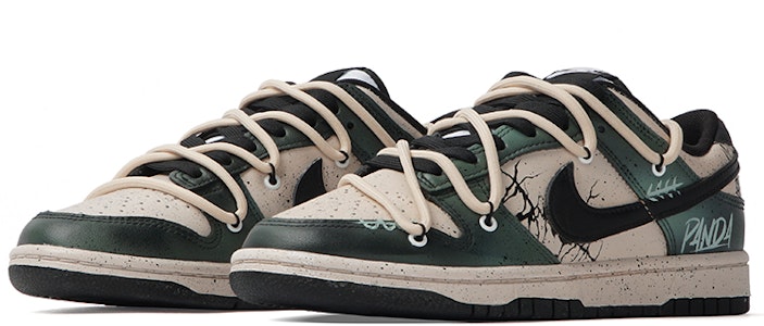(W) ナイキダンクロー『カーキグリーン・グラフィティ』(女性用カスタムシューズ) DD1503-101(Team拾柒-女款低帮消逝荆棘板鞋) Shop (W) ナイキダンクロー『カーキグリーン・グラフィティ』(女性用カスタムシューズ) DD1503-101(Team拾柒-女款低帮消逝荆棘板鞋)