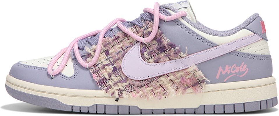 【客製化球鞋】Nike Dunk Low 薰衣草 小香風 復古 解構綁帶 舒適百搭 低筒 板鞋 女款 紫色 Buy 【客製化球鞋】Nike Dunk Low 薰衣草 小香風 復古 解構綁帶 舒適百搭 低筒 板鞋 女款 紫色