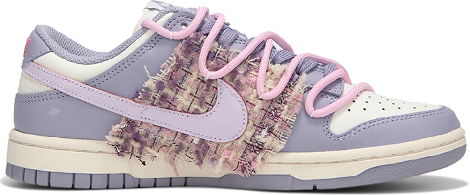 【客製化球鞋】Nike Dunk Low 薰衣草 小香風 復古 解構綁帶 舒適百搭 低筒 板鞋 女款 紫色 Order 【客製化球鞋】Nike Dunk Low 薰衣草 小香風 復古 解構綁帶 舒適百搭 低筒 板鞋 女款 紫色